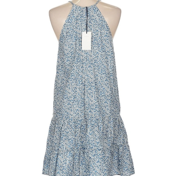 Tuckernuck Blue Floral Backless Dress - Picture 1 of 11